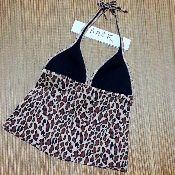 Victoria's Secret Halter Top Leopard Print Swimwear Size Medium - Picture 4 of 4